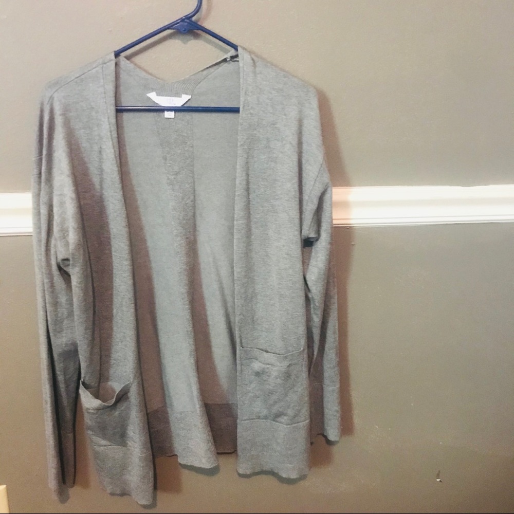 Time and Tru Gray Cardigan